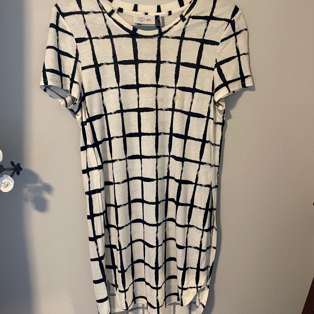 High-low checkered shirt Nordstrom